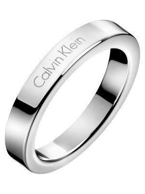 Calvin klein silver outlet ring